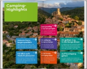 Buchcover und Innenansicht für das Buch: MARCO POLO Camper Guide Südfrankreich: Ardèche, Cevennen & Languedoc