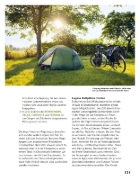 Buchcover und Innenansicht für das Buch: Radreisen mit dem E-Bike