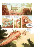 Buchcover und Innenansicht für das Buch: Dinodyssée 2