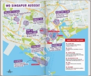 Buchcover und Innenansicht für das Buch: MARCO POLO Reiseführer Singapur