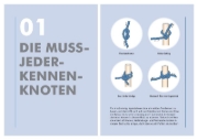 Buchcover und Innenansicht für das Buch: How to tie knots