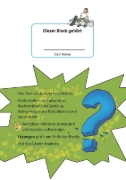 Buchcover und Innenansicht für das Buch: Rätselblock ab 10 Jahre, Band 1