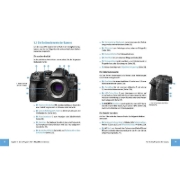 Buchcover und Innenansicht für das Buch: OM System OM-1 Mark II: Das umfangreiche Praxisbuch zu Ihrer Profi-Kamera