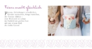 Buchcover und Innenansicht für das Buch: Glückwünsche zur Hochzeit