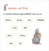 Buchcover und Innenansicht für das Buch: BOOKii Fit für Deutsch Interaktiver Lernspaß 1. Klasse