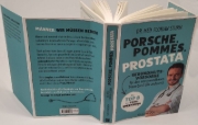 Buchcover und Innenansicht für das Buch: Porsche, Pommes, Prostata - Gesundheitsvorsorge für den unverwundbaren Mann (und alle anderen)