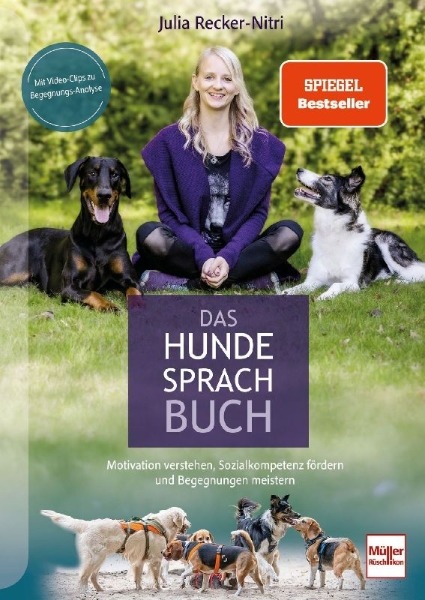 Buchcover und Innenansicht für das Buch: Das Hundesprachbuch