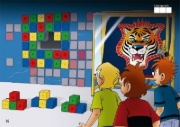 Buchcover und Innenansicht für das Buch: Die drei ??? Kids, Mission Graffiti-Code