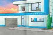 Buchcover und Innenansicht für das Buch: Mein Polizei- und Feuerwehr-Stickerheft