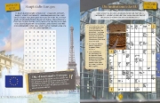 Buchcover und Innenansicht für das Buch: Geografie Rätselbuch