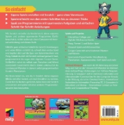 Buchcover und Innenansicht für das Buch: Programmieren lernen mit Scratch - So einfach!