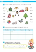 Buchcover und Innenansicht für das Buch: Die Deutsch-Helden Grammatik 2. Klasse
