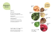 Buchcover und Innenansicht für das Buch: Vegan-Klischee ade! Das Kochbuch