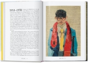 Buchcover und Innenansicht für das Buch: David Hockney. A Chronology. 40th Ed.