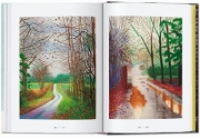 Buchcover und Innenansicht für das Buch: David Hockney. A Chronology. 40th Ed.