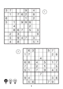 Buchcover und Innenansicht für das Buch: Der große Sudoku Block Band 10