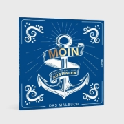Buchcover und Innenansicht für das Buch: MOIN!: Malbuch