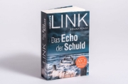 Buchcover und Innenansicht für das Buch: Das Echo der Schuld