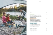 Buchcover und Innenansicht für das Buch: Yes we camp - Das Camping-Kochbuch