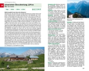 Buchcover und Innenansicht für das Buch: Hüttentouren Bayerische Alpen mit angrenzendem Tirol