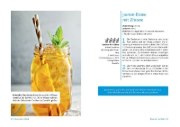 Buchcover und Innenansicht für das Buch: Eistee selber machen. Weniger Zucker, 100 % Natur