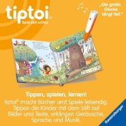 Buchcover und Innenansicht für das Buch: tiptoi® Meine Lern-Spiel-Welt - Konzentration und Wahrnehmung