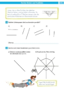Buchcover und Innenansicht für das Buch: Klett Die Mathe-Helden: Geometrie 3./4. Klasse