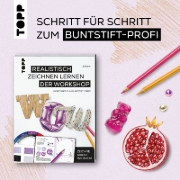 Buchcover und Innenansicht für das Buch: WOW! Realistisch zeichnen lernen - der Workshop