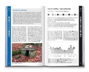 Buchcover und Innenansicht für das Buch: KOMPASS Wanderführer Rhön, 50 Touren mit Extra-Tourenkarte