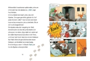 Buchcover und Innenansicht für das Buch: Die wilde Alpaka-Bande (1). Zicke, zacke, Spuck-Attacke!