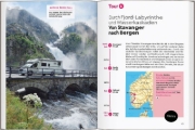 Buchcover und Innenansicht für das Buch: MARCO POLO Camper Guide Südnorwegen