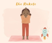 Buchcover und Innenansicht für das Buch: Kinderyoga - Die Mitmach-Box