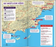 Buchcover und Innenansicht für das Buch: MARCO POLO Reiseführer Côte d'Azur