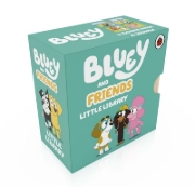 Buchcover und Innenansicht für das Buch: Bluey: Bluey and Friends Little Library
