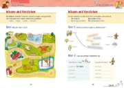 Buchcover und Innenansicht für das Buch: Wissen - Üben - Testen: Deutsch 2. Klasse