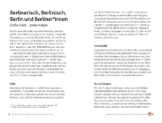 Buchcover und Innenansicht für das Buch: Berlinerisch