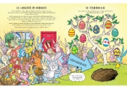 Buchcover und Innenansicht für das Buch: Finde den Osterhasen