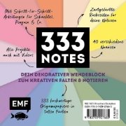 Buchcover und Innenansicht für das Buch: 333 Origami Minis - Happy Paper - Dein dekorativer Wendeblock zum kreativen Falten & Notieren