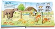 Buchcover und Innenansicht für das Buch: WAS IST WAS Junior Band 30. Dinosaurier und Tiere der Urzeit