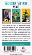 Buchcover und Innenansicht für das Buch: Modern Witch Tarot (Deutsch)