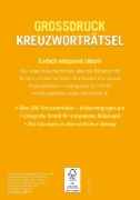 Buchcover und Innenansicht für das Buch: Großdruck Kreuzworträtsel - Band 3- Über 280 Rätsel in großer Schrift für Senioren & Erwachsene