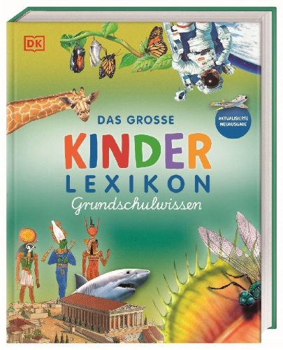 Buchcover und Innenansicht für das Buch: Das große Kinderlexikon Grundschulwissen
