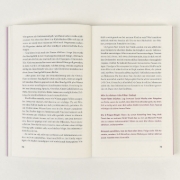 Buchcover und Innenansicht für das Buch: Liebe, Trotz & all the feelings