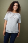 Buchcover und Innenansicht für das Buch: Aus 1 mach viele. Rundpassen-Shirts stricken
