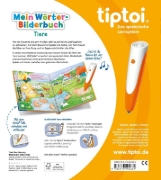 Buchcover und Innenansicht für das Buch: tiptoi® Mein Wörter-Bilderbuch Tiere