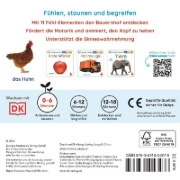Buchcover und Innenansicht für das Buch: Erstes Lernen Fühl-Leporello. Bauernhof