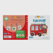 Buchcover und Innenansicht für das Buch: Baby Pixi 43: Mein Baby-Pixi Buggybuch: Fahrzeuge