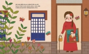 Buchcover und Innenansicht für das Buch: Pequeña y grande: Frida Kahlo