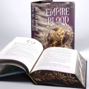 Buchcover und Innenansicht für das Buch: We Who Will Die (Empire of Blood #1)