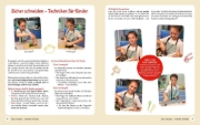 Buchcover und Innenansicht für das Buch: Ich will mitkochen!